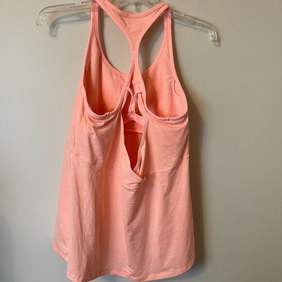 Athleta Swift Reach & Restore Tank Top, Energetic Peach SIZE M - Picture 3 of 12